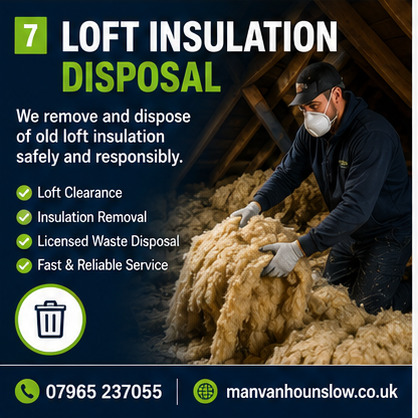 Loft Insulation Disposal Hounslow by Man and Van Hounslow
