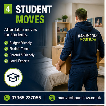 Student Moves Hounslow by Man and Van Hounslow