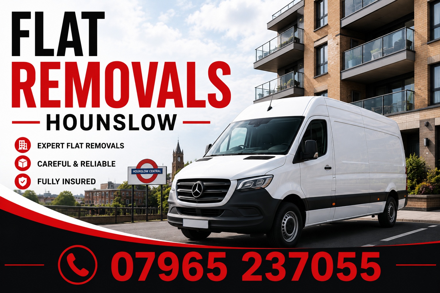 Flat removals Hounslow man and van service