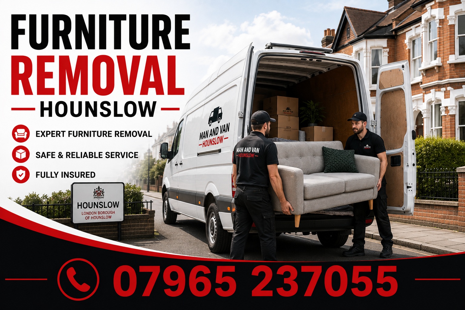 Furniture removal service in Hounslow